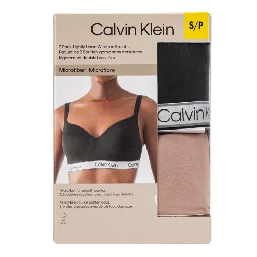 Calvin Klein 女無鋼圈內衣兩入組 #135503