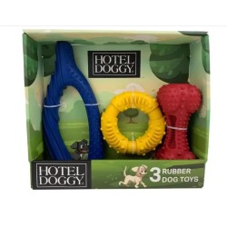 Hotel Doggy 寵物耐咬玩具 3入組 / 拆售 #141643 Hotel Doggy 寵物耐咬玩具 3入組 / 拆售 #141643